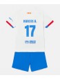 Billige Barcelona Marcos Alonso #17 Bortedraktsett Barn 2023-24 Kortermet (+ Korte bukser)